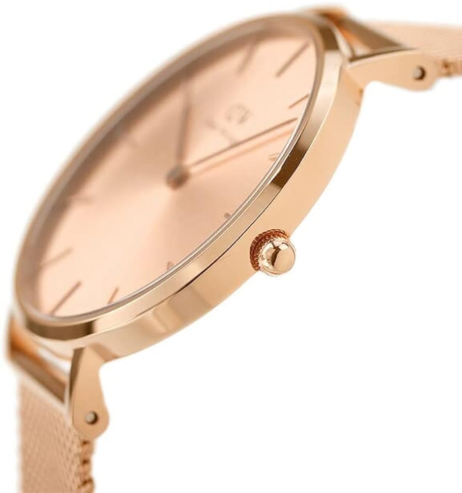 Daniel Wellington Petite Rose Gold Dial Rose Gold Mesh Bracelet Watch For Women - DW00100471 Buy Now By Daniel Wellington
