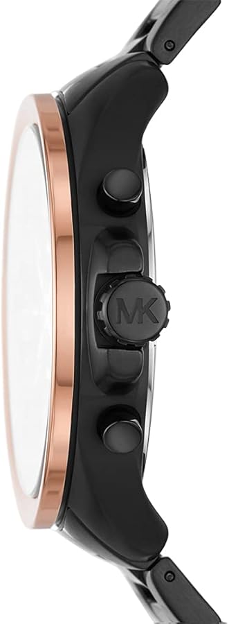 Michael Kors Wren Chronograph Black Dial Black Steel Strap Watch For Men - MK8933 Buy Now By Michael Kors