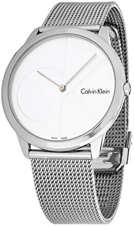 Calvin Klein Minimal Silver Dial Silver Mesh Bracelet Watch for Men - K3M2112Z Buy Now By Calvin Klein