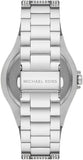 Michael Kors Lennox Three Hand Blue Dial Silver Steel Strap Watch For Women - MK6990 Buy Now By Michael Kors