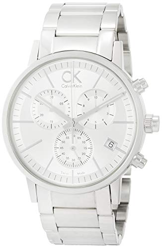 Calvin Klein Post Minimal White Dial Silver Steel Strap Watch for Men - K7627126 Buy Now By Calvin Klein