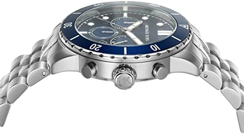 Michael Kors Cunningham Chronograph Blue Dial Silver Steel Strap Watch For Men - MK8999 Buy Now By Michael Kors