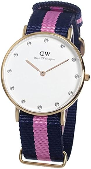Daniel Wellington Classy Winchester White Dial Two Tone NATO Strap Watch For Women - DW00100077 Buy Now By Daniel Wellington