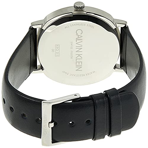 Calvin Klein Posh Black Dial Black Leather Strap Watch for Men - K8Q311C1 Buy Now By Calvin Klein