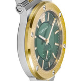 Versace Greca Green Dial Silver Steel Strap Watch for Men - VEVI00420 Buy Now By Versace