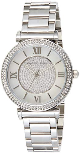 Michael Kors Catlin Silver Dial Silver Steel Strap Watch for Women - MK3355 Buy Now By Michael Kors