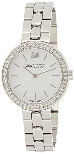 Swarovski Daytime Crystal Silver Dial Silver Steel Strap Watch for Women - 5095600 Buy Now By Swarovski
