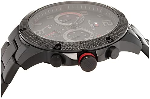 Tommy Hilfiger Blaze Chronograph Black Dial Black Steel Strap Watch For Men - 1792030 Buy Now By Tommy Hilfiger
