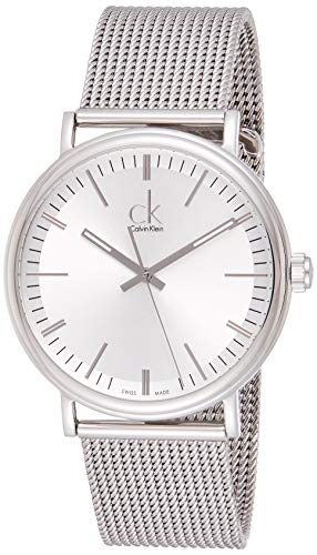 Calvin Klein Surround Silver Dial Silver Mesh Bracelet Watch for Men - K3W21126 Buy Now By Calvin Klein