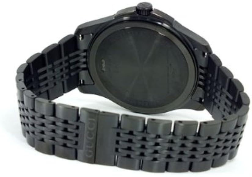 Gucci G Timeless Black Dial Black Steel Strap Watch For Men - YA126202 Buy Now By Gucci