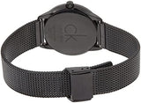Calvin Klein Minimal Black Dial Black Mesh Bracelet Watch for Men - K3M224B1 Buy Now By Calvin Klein