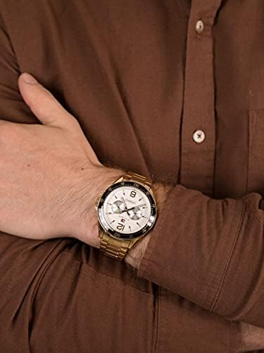 Tommy Hilfiger Sport White Dial Gold Steel Strap Watch for Men - 1791365 Buy Now By Tommy Hilfiger