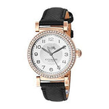 Coach Madison White Dial Black Leather Strap Watch for Women - 14503396 Buy Now By Coach