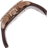 Fossil Nate Chronograph Gold Dial Brown Leather Strap Watch for Men - JR1495 Buy Now By Fossil