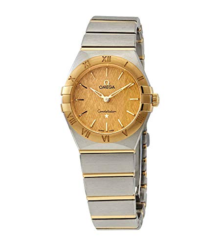 Omega Constellation Manhattan Yellow Dial Two Tone Steel Strap Watch for Women - 131.20.28.60.08.001 Buy Now By Omega