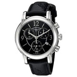 Tissot Dressport Chronograph Black Dial Black Leather Strap Watch for Women - T050.217.17.057.00 Buy Now By Tissot