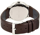 Calvin Klein Minimal Silver Dial Brown Leather Strap Watch for Men - K3M221G6 Buy Now By Calvin Klein