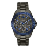 Guess Flagship Multifunction Chronograph Grey Dial Grey Steel Strap Watch for Men - W0601G1 Buy Now By Guess
