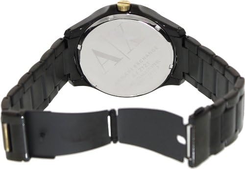 Armani Exchange Hampton Chronograph Black Dial Black Steel Strap Watch For Men - AX2121 Buy Now By Armani Exchange
