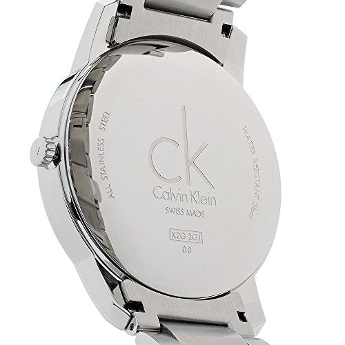 Calvin Klein City Blue Dial Silver Steel Strap Watch for Men - K2G2G14Q Buy Now By Calvin Klein