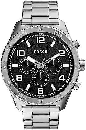 Fossil Brox Multifunction Black Dial Silver Steel Strap Watch for Women - BQ2797 Buy Now By Fossil