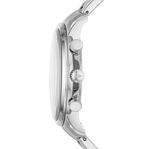 Fossil Goodwin Chronograph Black Dial Silver Steel Strap Watch for Men - FS5412 Buy Now By Fossil