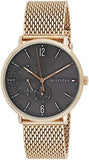 Tommy Hilfiger Brooklyn Grey Dial Gold Mesh Bracelet Watch for Men - 1791506 Buy Now By Tommy Hilfiger