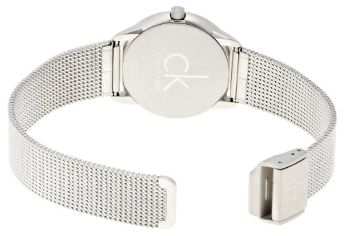 Calvin Klein Minimal Grey Dial Silver Mesh Bracelet Watch for Men - K3M52154 Buy Now By Calvin Klein