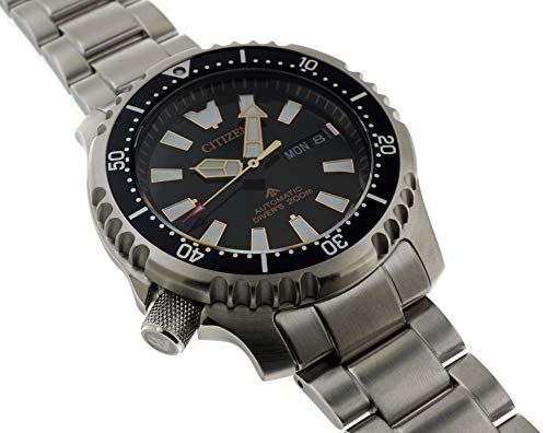 Citizen Promaster 200M Diver Fugu Asian Limited Edition Black Dial Silver Steel Strap Watch For Men - NY0090-86E Buy Now By Citizen