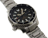 Citizen Promaster 200M Diver Fugu Asian Limited Edition Black Dial Silver Steel Strap Watch For Men - NY0090-86E Buy Now By Citizen