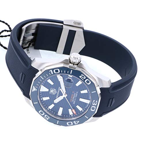 Tag Heuer Aquaracer Calibre 5 Blue Dial Blue Silicone Strap Watch for Men - WAY211C.FT6155 Buy Now By Tag Heuer