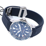 Tag Heuer Aquaracer Calibre 5 Blue Dial Blue Silicone Strap Watch for Men - WAY211C.FT6155 Buy Now By Tag Heuer