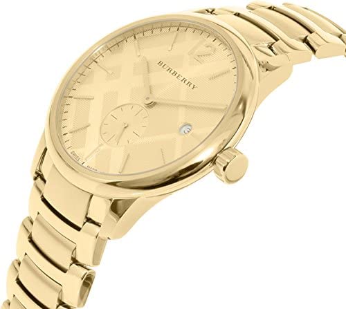 Burberry The Classic Gold Dial Gold Steel Strap Watch for Men - BU10006 Buy Now By Burberry
