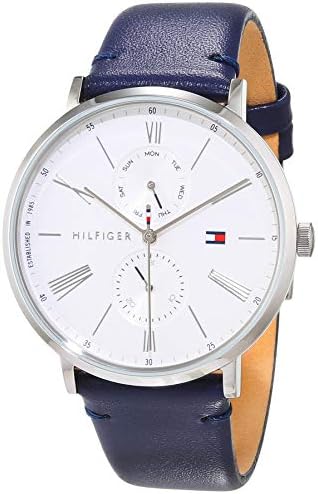 Tommy Hilfiger Jenna White Dial Blue Leather Strap Watch for Women - 1782072 Buy Now By Tommy Hilfiger