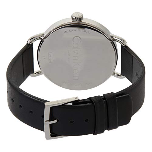 Calvin Klein Even Black Dial Black Leather Strap Watch for Women - K7B211C1 Buy Now By Calvin Klein