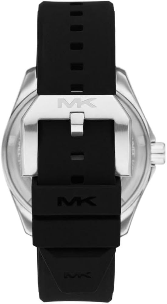 Michael Kors Maritime Three Hand Blue Dial Black Silicone Strap Watch for Men - MK9167 Buy Now By Michael Kors