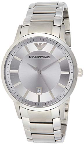 Emporio Armani Classic Quartz Silver Dial Silver Steel Strap Watch For Men - AR2478 Buy Now By Emporio Armani