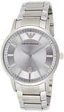 Emporio Armani Classic Quartz Silver Dial Silver Steel Strap Watch For Men - AR2478 Buy Now By Emporio Armani