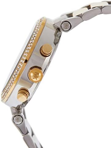 Michael Kors Parker Chronograph Brown Dial Two Tone Steel Strap Watch for Women - MK6118 Buy Now By Michael Kors