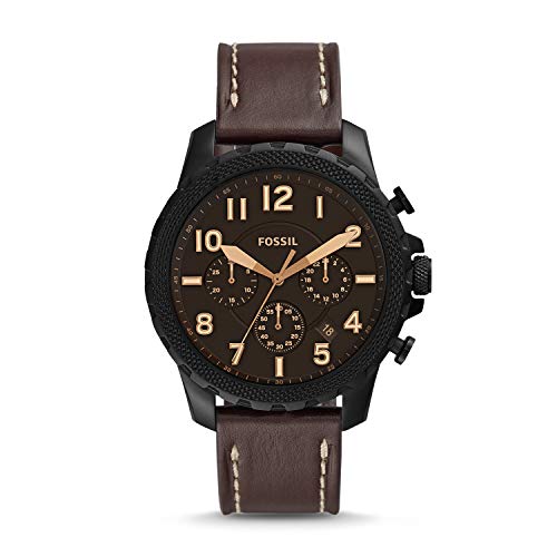 Fossil Bowman Chronograph Brown Dial Brown Leather Strap Watch for Men - FS5601 Buy Now By Fossil