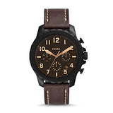 Fossil Bowman Chronograph Brown Dial Brown Leather Strap Watch for Men - FS5601 Buy Now By Fossil