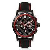 Burberry City Chronograph Black Dial Black Leather Strap Watch for Men - BU9803 Buy Now By Burberry