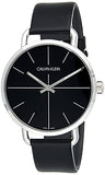 Calvin Klein Evan Black Dial Black Leather Strap Watch for Men - K7B211CZ Buy Now By Calvin Klein