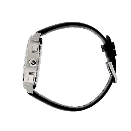 Calvin Klein Posh Silver Dial Black Leather Strap Watch for Men - K8Q371C6 Buy Now By Calvin Klein