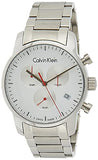 Calvin Klein City Chronograph White Dial Silver Steel Strap Watch for Men - K2G271Z6 Buy Now By Calvin Klein