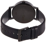 Calvin Klein Boost Black Dial Black Leather Strap Watch for Men - K7Y214CL Buy Now By Calvin Klein