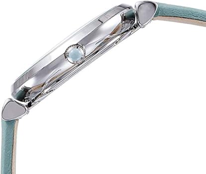 Emporio Armani Gianni T Bar Mother Of Pearl Blue Dial Blue Leather Strap Watch For Women - AR1959 Buy Now By Emporio Armani