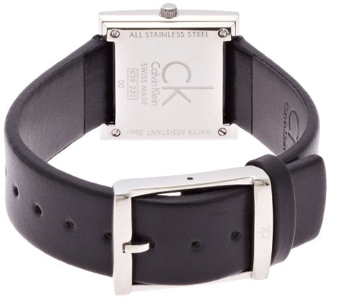 Calvin Klein Mark Black Dial Black Leather Strap Watch for Women - K3R231C1 Buy Now By Calvin Klein