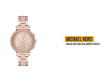 Michael Kors Sofie Chronograph Rose Gold Dial Rose Gold Steel Strap Watch For Women - MK6560 Buy Now By Michael Kors