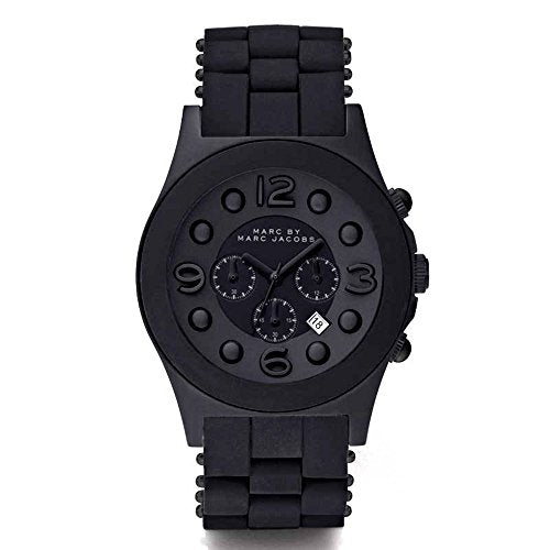 Marc Jacobs Pelly Black Dial Black Silicone Strap Watch for Women - MBM2567 Buy Now By Marc Jacobs